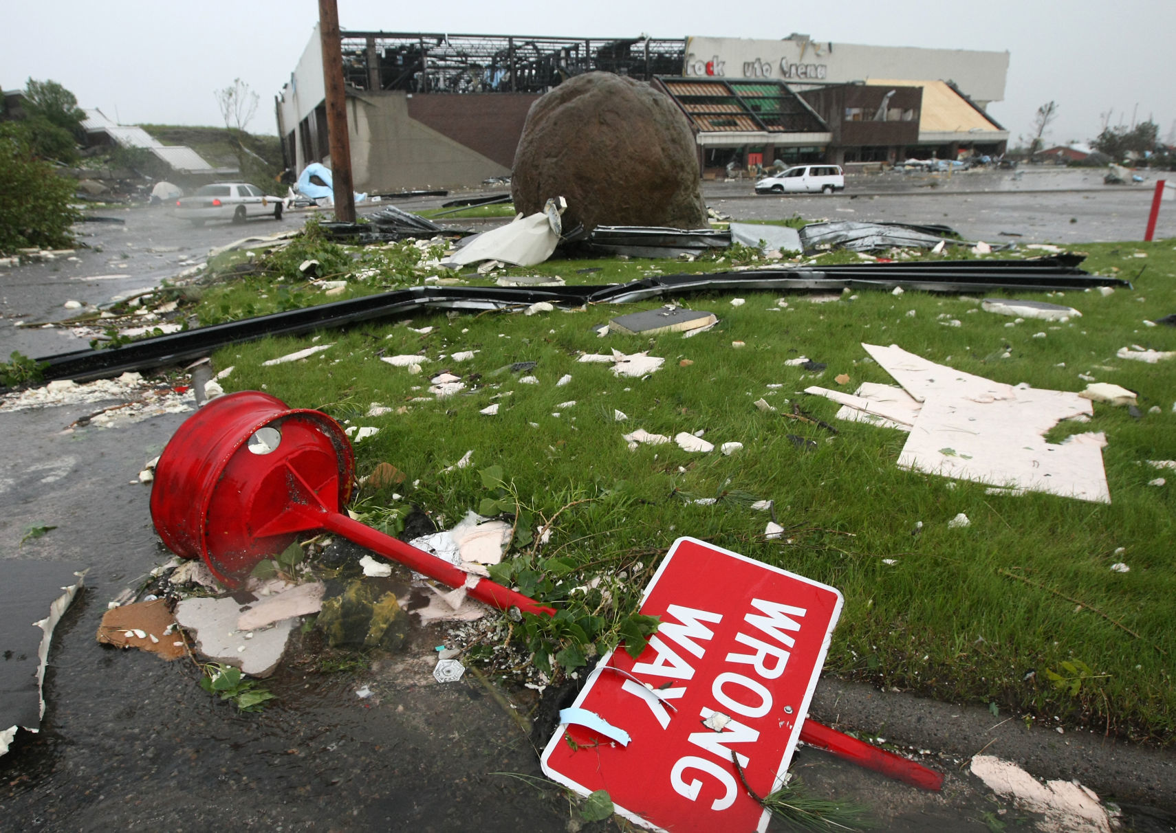 Tornado damage